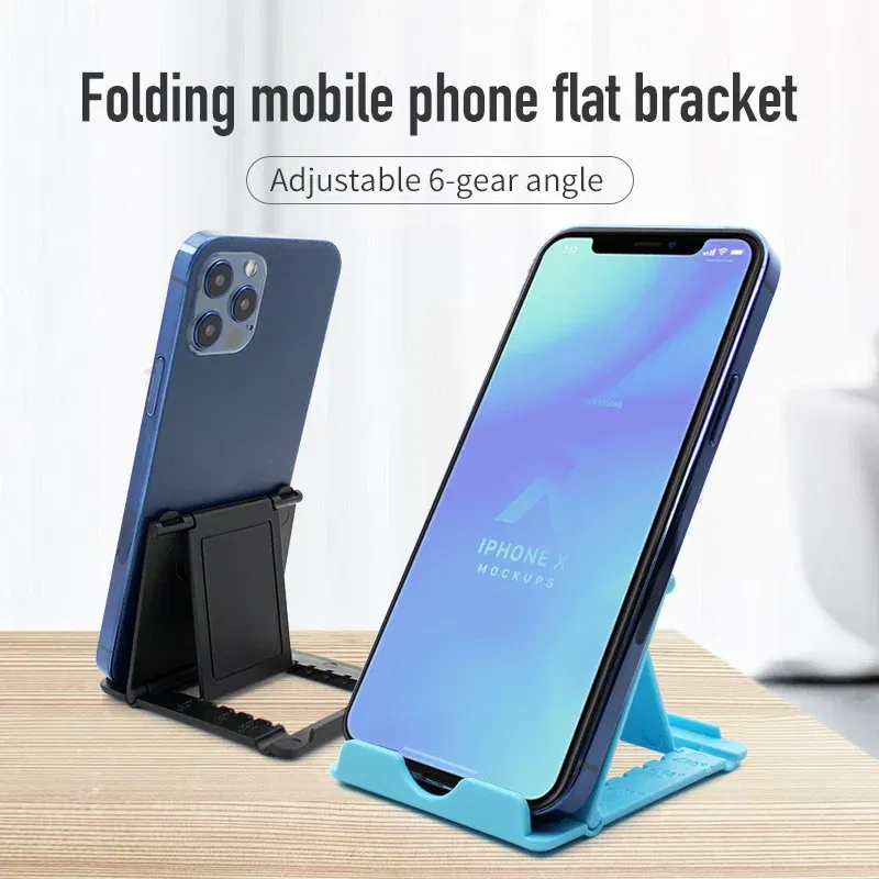 Color: black - Universal Table Cell Phone Support Holder for Phone Desktop Stand for Ipad Samsung IPhone X XS Max Mobile Phone Holder Mount