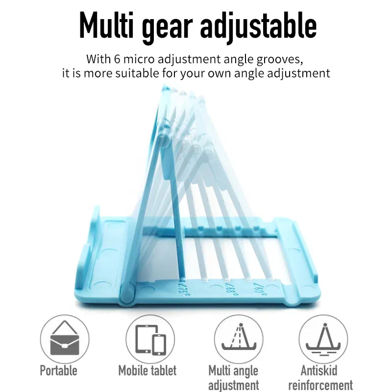 Color: black - Universal Table Cell Phone Support Holder for Phone Desktop Stand for Ipad Samsung IPhone X XS Max Mobile Phone Holder Mount