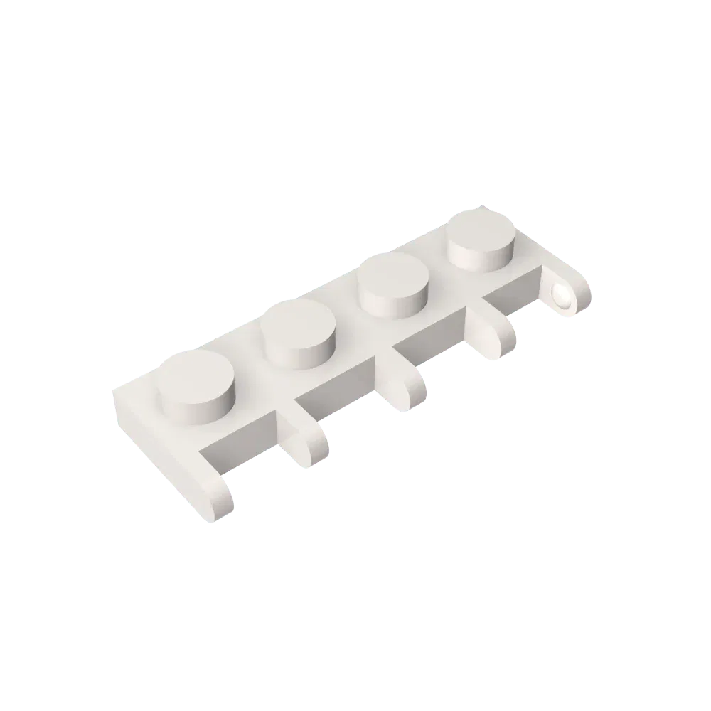 Color: GRAY - Gobricks GDS-M348 Hinge Vehicle Roof Holder 1 x 4 compatible with lego 4315 Assembles Building Blocks children's toys