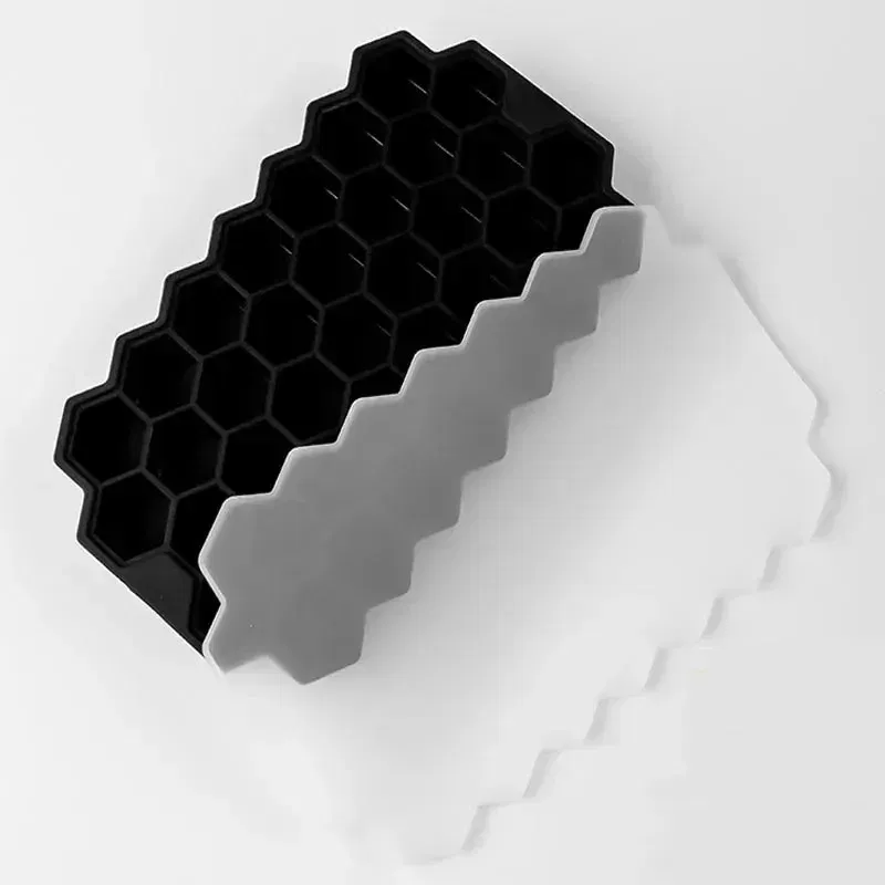 Color: Pink, Size: S - 4/2/1PCS Silicone Ice Cube Mold 148 Cube Large-capacity Ice Trays Food Grade Ice Maker BPA Free Reusable Ice Maker with Lids