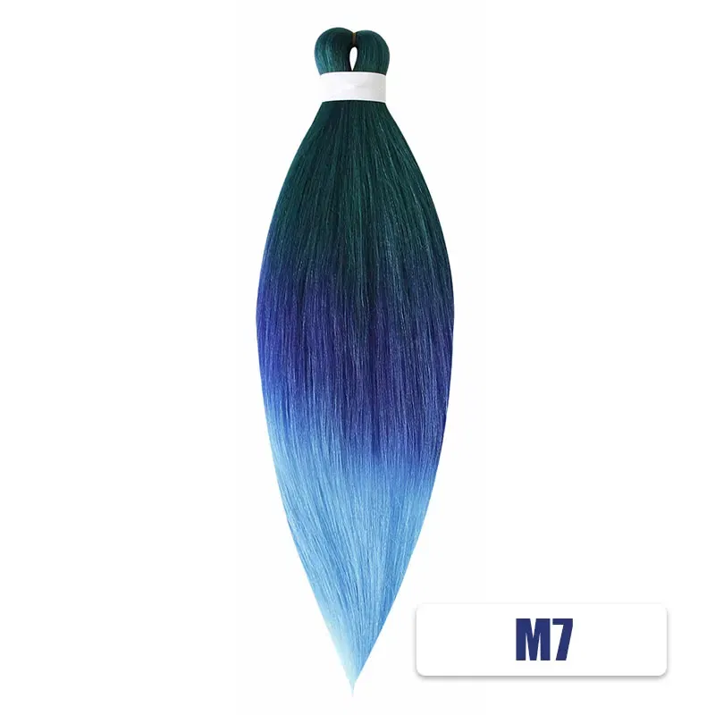 Color: #Purple, Stretched Length: 26inches, Bulk Buy: 1Pcs/Lot - Kanekalon 26inch Hot Water Set Pre Stretched Jumbo Braiding Hair Box Twist Braids Synthetic Hair Extensions For Women Soft Yaki
