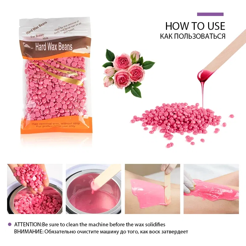 Color: GRAY - 200ML Wax Heater Machine For Hair Removal Wax-Melting Pot Body Hair Remove With Packaging Box Waxing Kit Hair Removal Machine