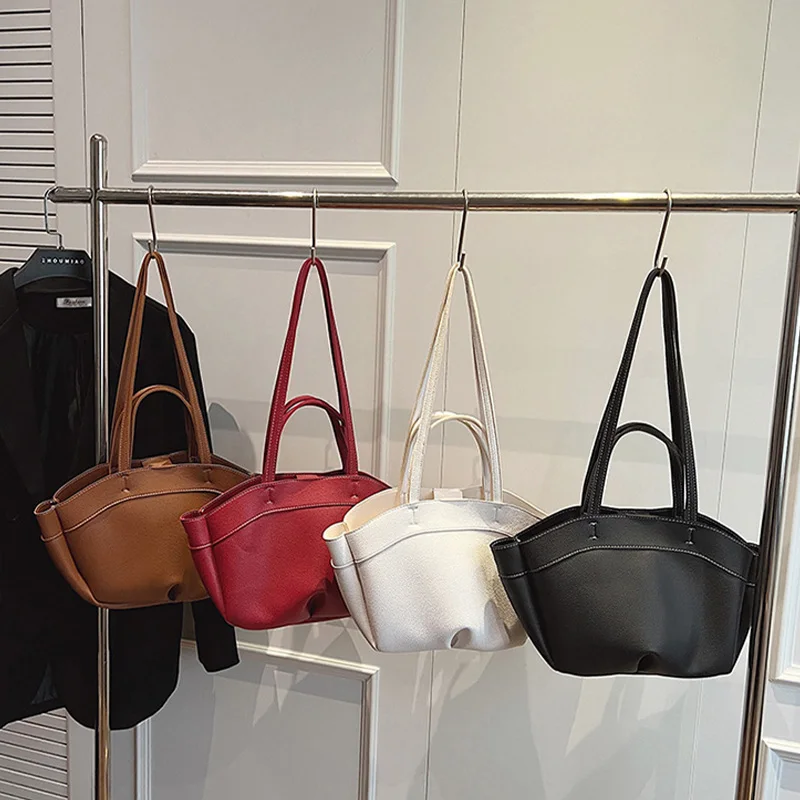 Color: light brown - Tote bag fashionable large capacity mother and child bag single shoulder portable shopping bag