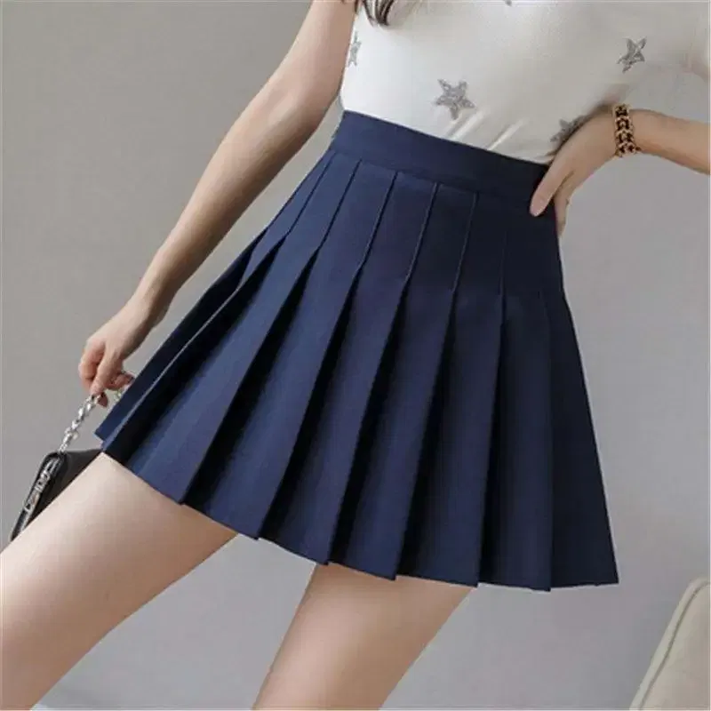 Size: XL, Color: black - 1pc Pleated High Waist Mini Skirt Women Sexy White Micro Ladies Korean Style Summer Miniskirt Y2k Egirl Hot Skirt