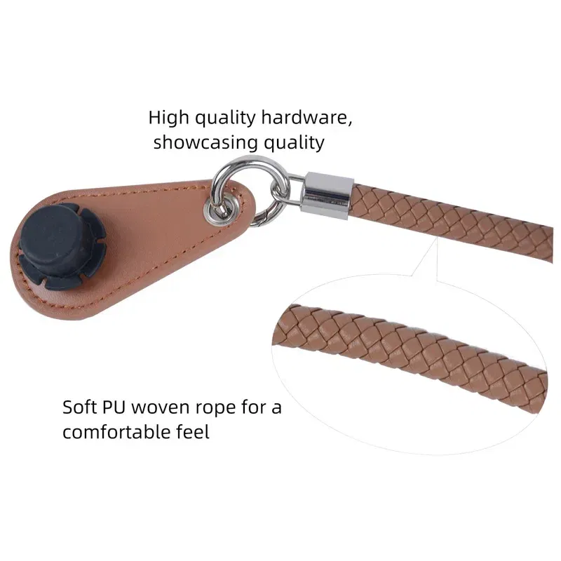 Color: Orange, Ships From: CHINA - 2025 Obag PU Woven braided leather Rope Handles strap belt for O Bag accessoires Tote Bag  Women's Bag Accessories