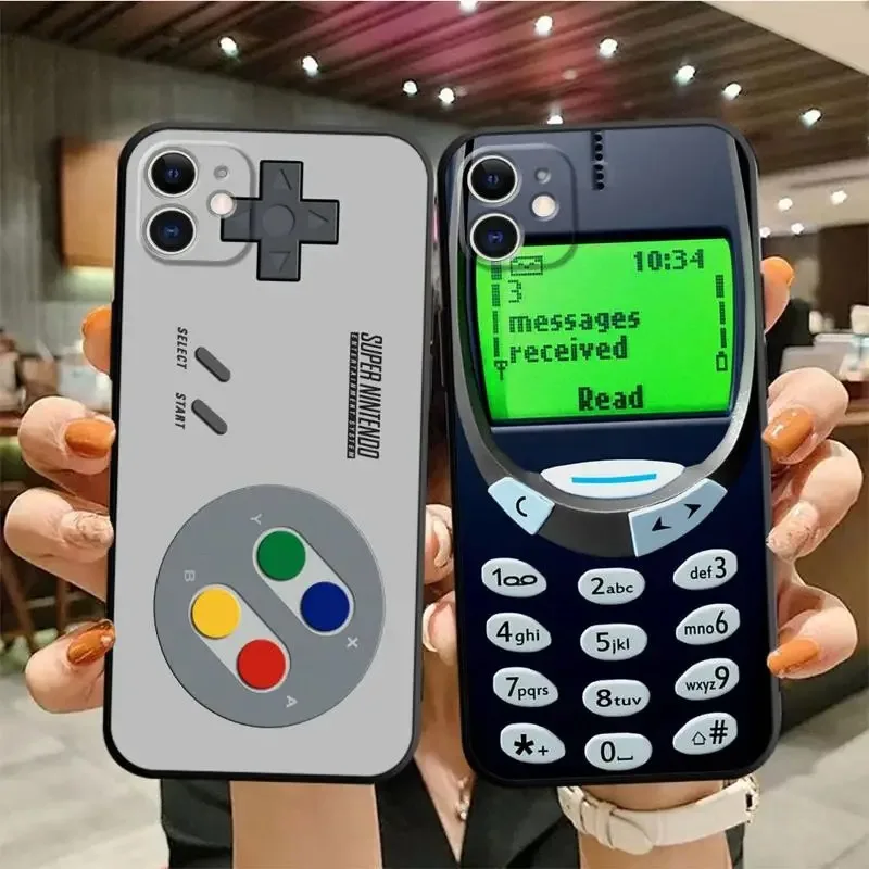 Color: Blue, Material: PP - Retro Camera Games Phone Case For Samsung Galaxy S10 S20 S21 S22 S23 S24 FE Plus Ultra Note 20 Mobile Cover Shell