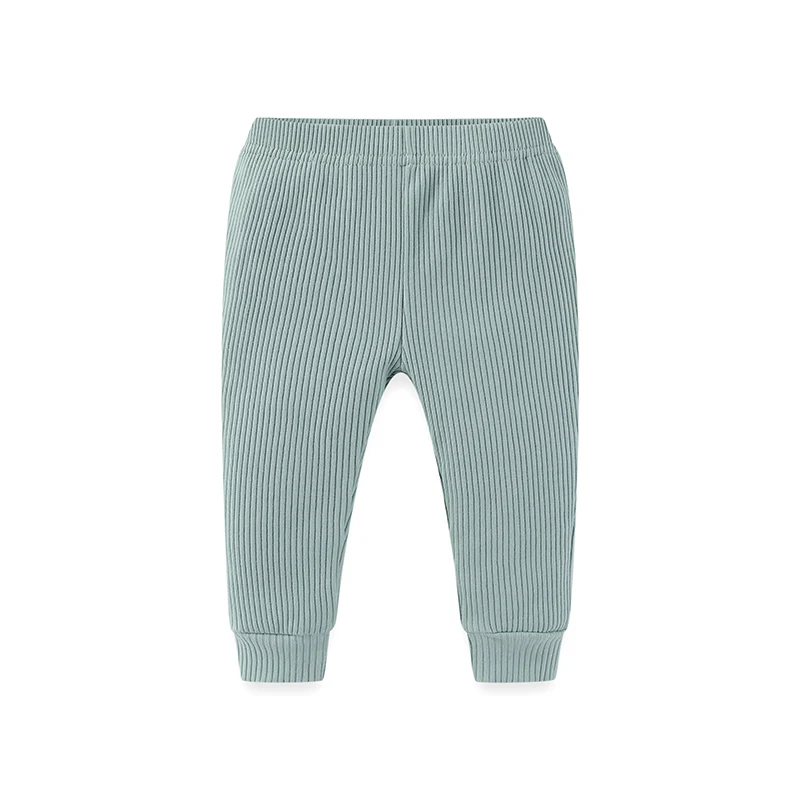 Color: green, Kid Size: 24M - Kiddiezoom 1 Pcs/Lot Fashion Unisex Solid Baby Boy Girl Pants 0-24Months Cotton Ribbed Soft Newborn Leggings