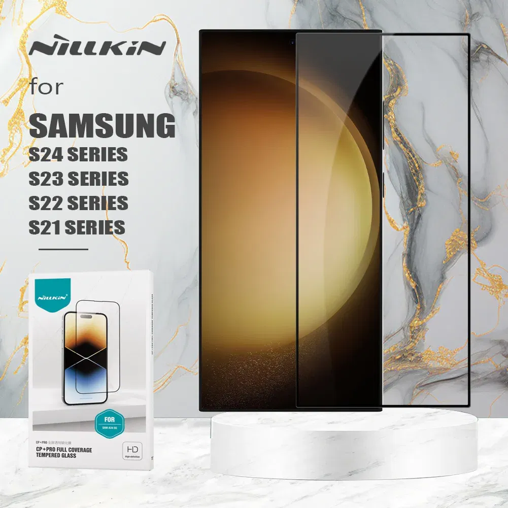 Color: Lucent, Material: Other - for Samsung Galaxy S24 Ultra S23 S22 S21 Plus S20 FE Glass Nillkin CP+ PRO Tempered Glass Screen Protector