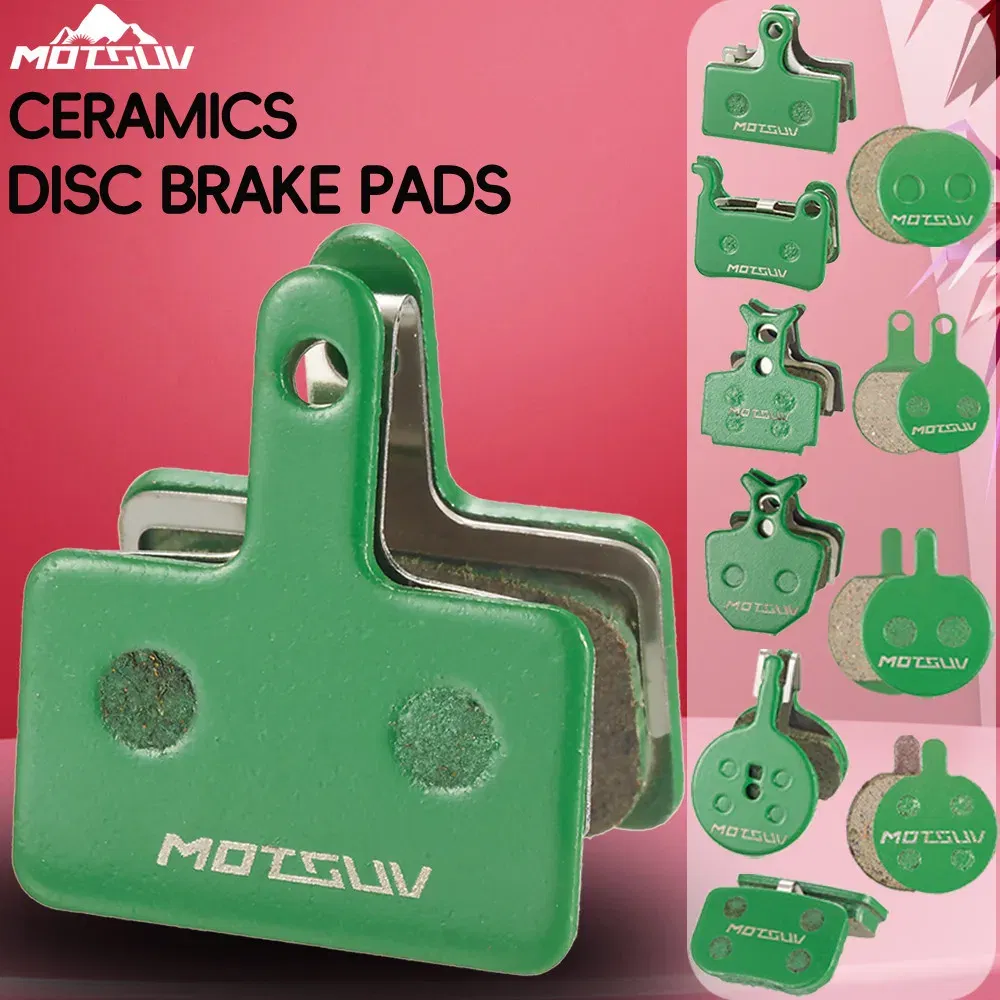 Color: Light Grey - MOTSUV Bicycle Ceramics Hydraulic Disc Brake Pads For AVID SHIMANO HAYES SRAM MAGURA FORMULA HOPE Cycling MTB Bike Bicycle Parts
