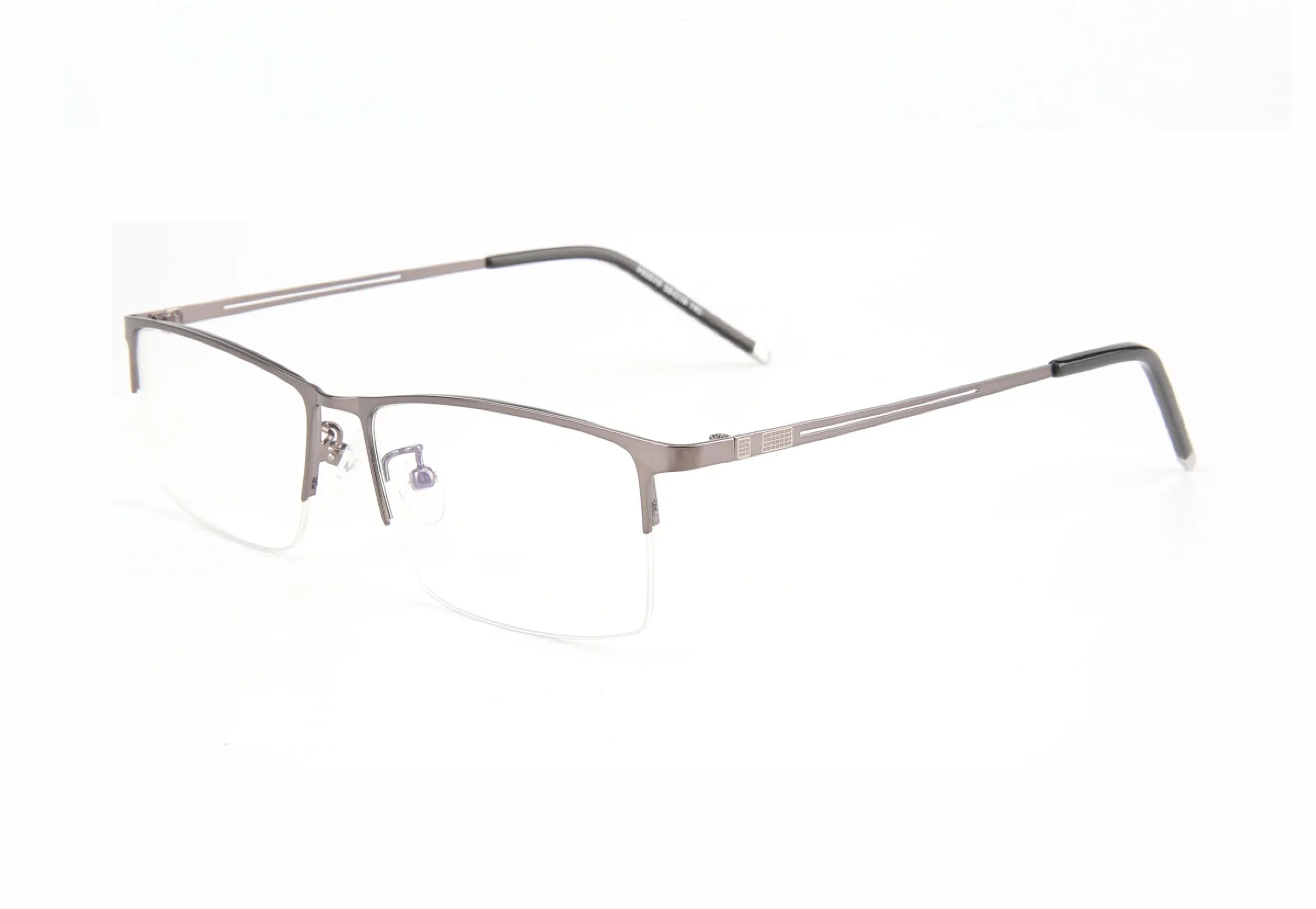 Frame Color: Yellow, Eye Prescription: +225 - Sun Photochromic Finished Myopia Glasses Women Men Metal Half Frame Chameleon Short-sight Eyewear0 -0.5 -0.75 -1.0  To -6.0