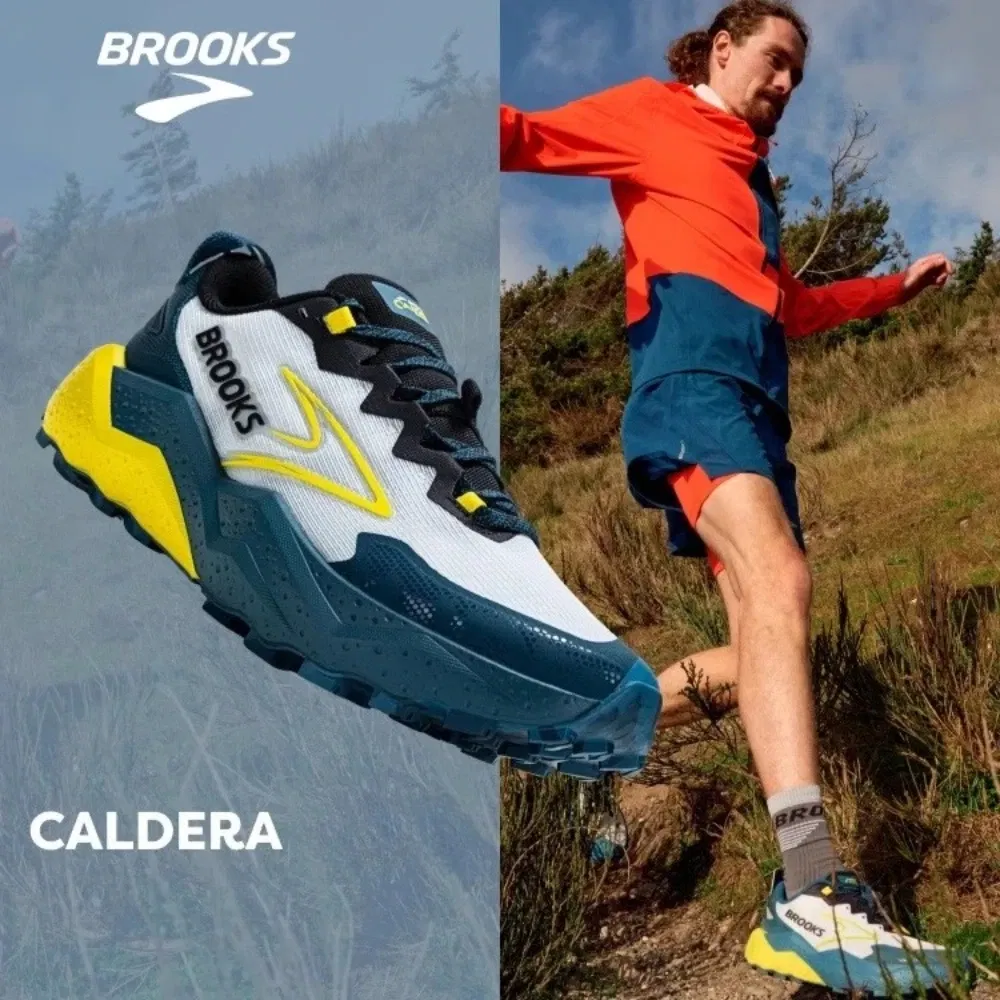 Color: black, Shoe Size: 40 - Brooks Men?™s Casual Sneakers Caldera 8 Ultra Trail Running Shoes Breathable Cushioned Long-term Training Sports Jogging Shoes