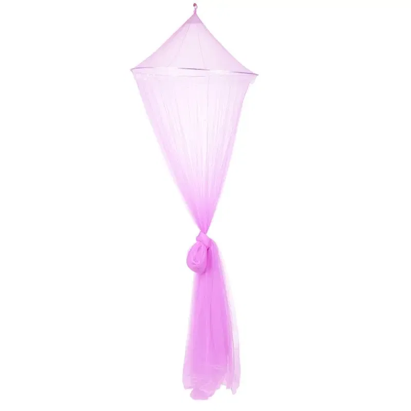 Color: Red - Princess Style Mosquito Net Mesh Hung Dome Home Canopy Mosquito Mesh Bedding Net Home Supplies