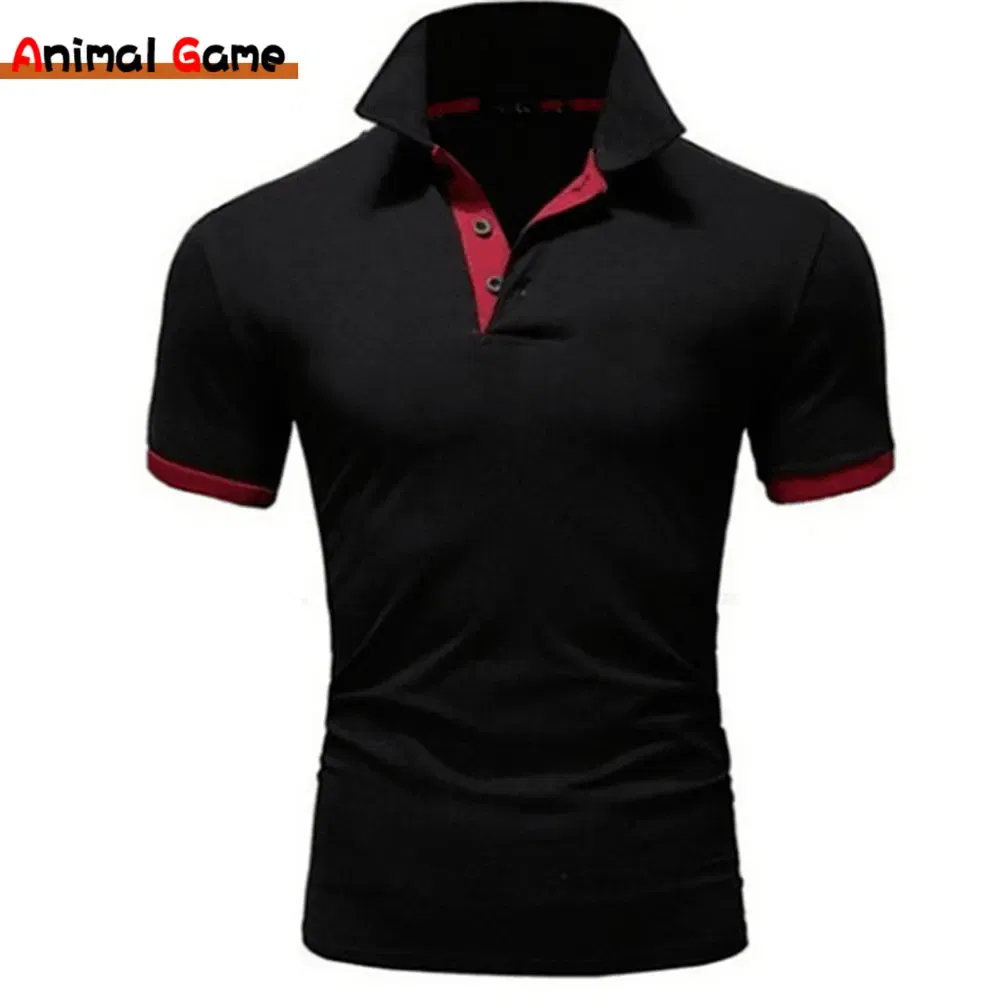 Color: Khaki, Size: XL - Men's Short Sleeve Polo Shirts Casual Slim Fit Basic Designed Shirts Quick-drying Anti-wrinkle Tops