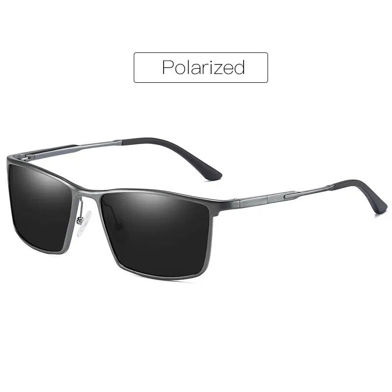 Lenses Color: green, Frame Color: WHITE - Men's sunglasses myopia with diopter polarized  prescription glasses UC400 retro anti-glare driving goggles square black shades
