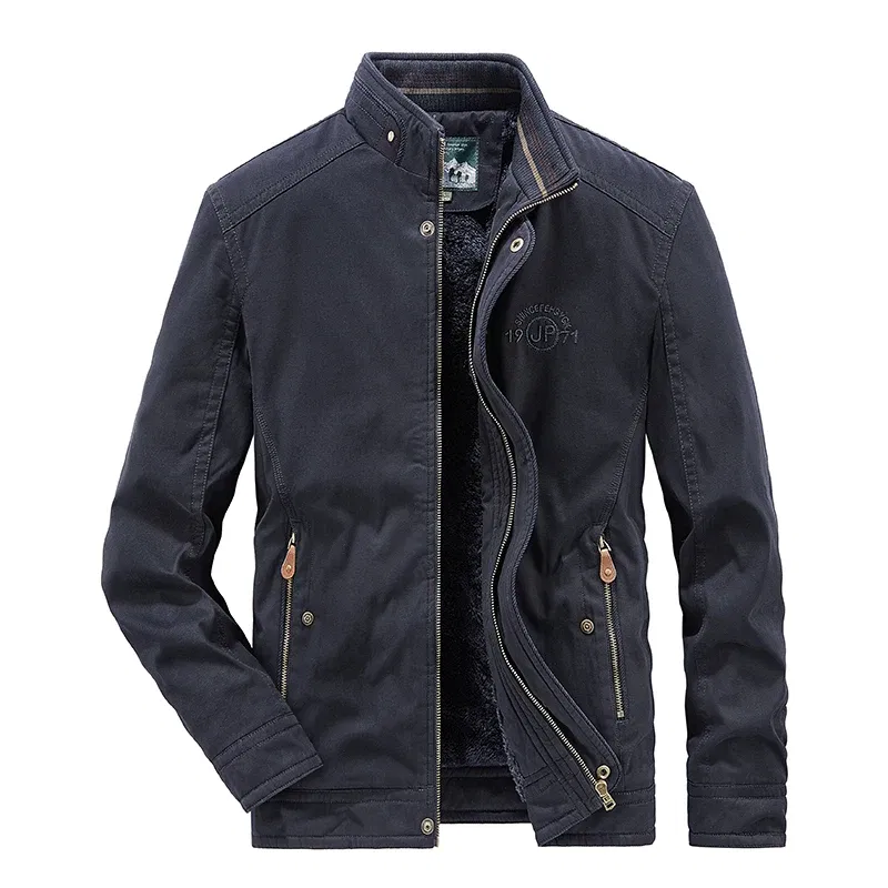 Color: Khaki, Size: XL - Men Zipper Fleece Jackets Military Waterproof Windproof Cargo Jacket Outdoor Multi-pockets Tactical Climb Fishing Cycling Jacket