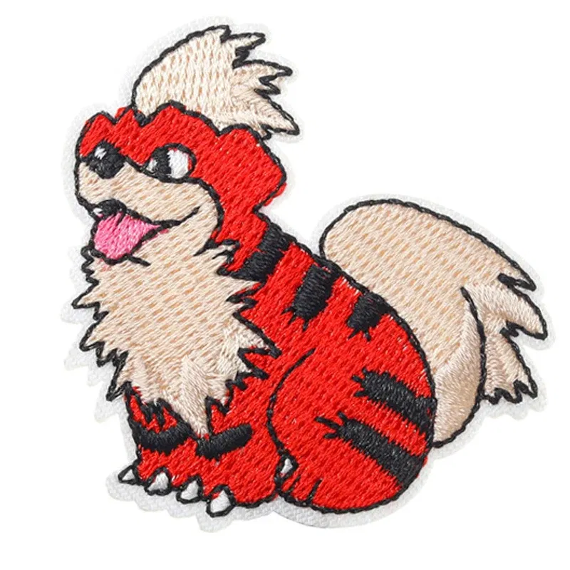 Color: Blue - Elf Patch Iron On Embroidered Patches For Clothing Thermoadhesive Patches Cute Animal Fusible Patches On Backpacks DIY Stickers