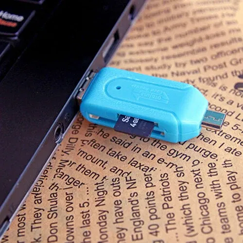 Color: Silver - Pen Drive 2 in 1 USB OTG Card Reader High Speed Flash Drive Real Capacity Memory Stick Suit For Phone ofertas con envio gratis