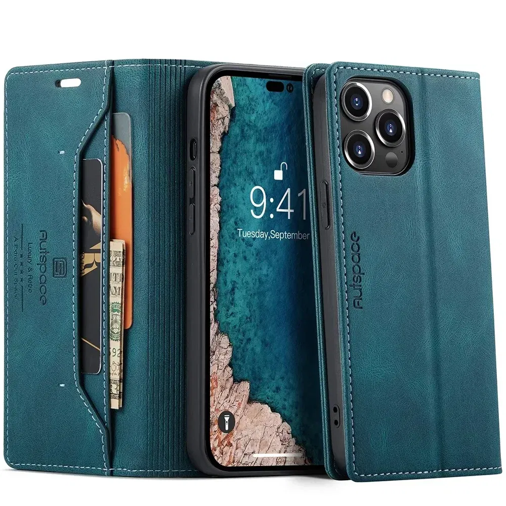 Color: black, Material: CANVAS - Leather Cases for IPhone 16 15 14 13 12 11 Pro Max XR XS Max 8 7 6s Plus SE 2022 2020 Wallet Folio Flip Cover Rfid Blocking