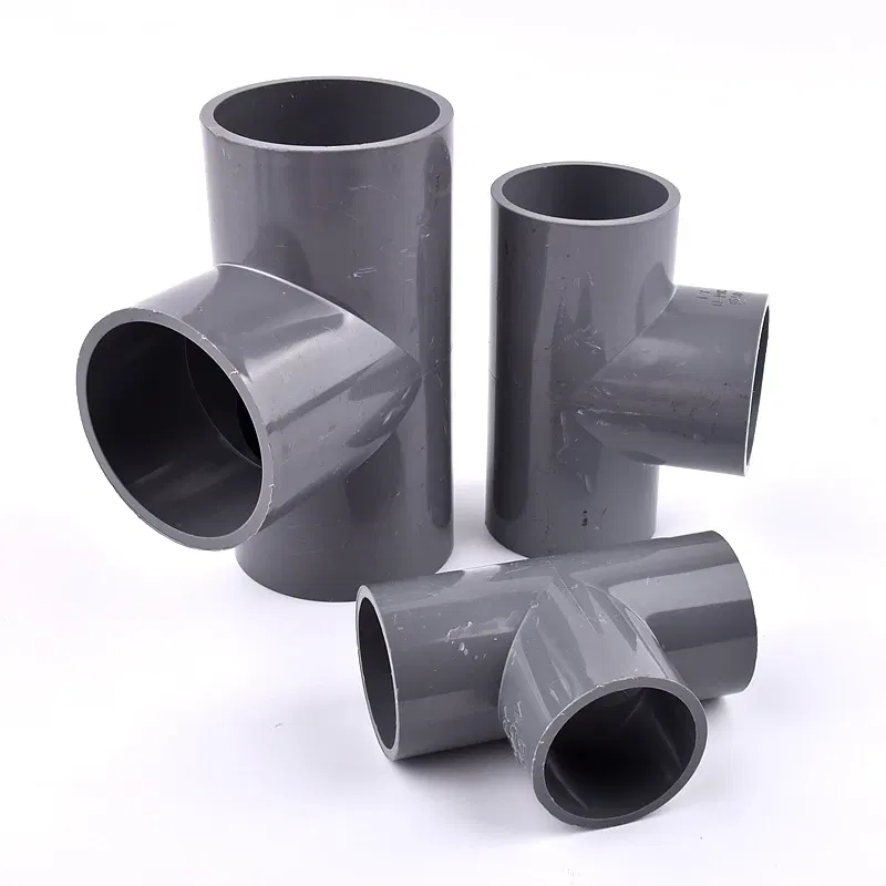 Color: grey, Diameter: 1'' - 2~20pcs Inner Dia 20~63mm PVC Pipe Tee Connector Home Garden Irrigation Aquarium Fish Tank Tube Watering Adapter Fittings Joint
