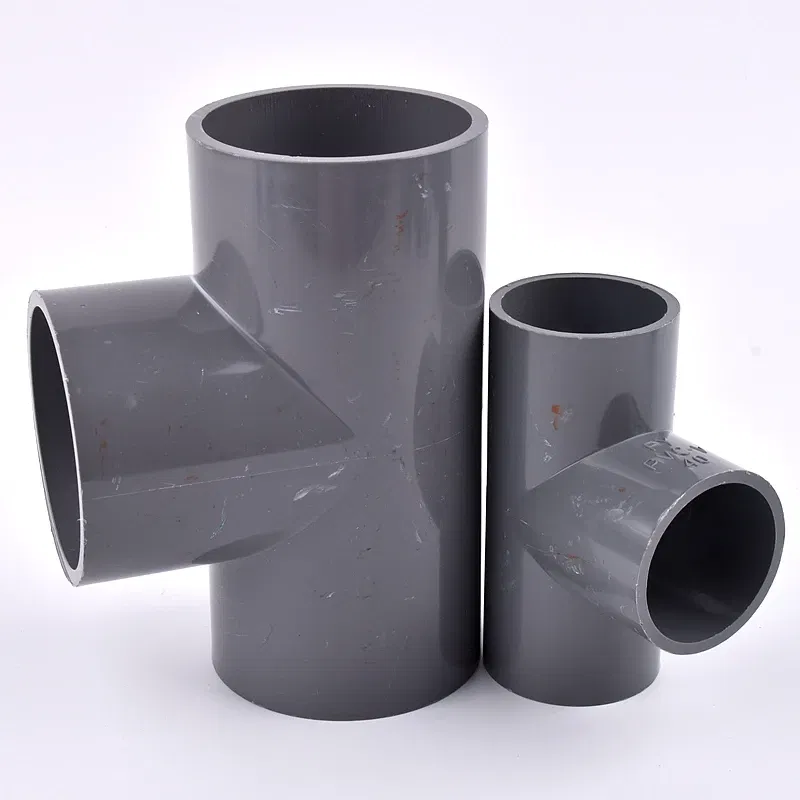 Color: grey, Diameter: 1'' - 2~20pcs Inner Dia 20~63mm PVC Pipe Tee Connector Home Garden Irrigation Aquarium Fish Tank Tube Watering Adapter Fittings Joint