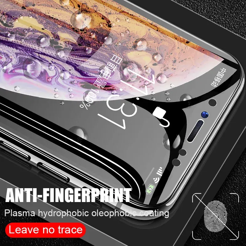 Color: Gold - Protective Hydrogel Film for iPhone XS Max X XR Screen Protector for iPhone XR X XS Max (Not Glass) Protection Protect Foil Film