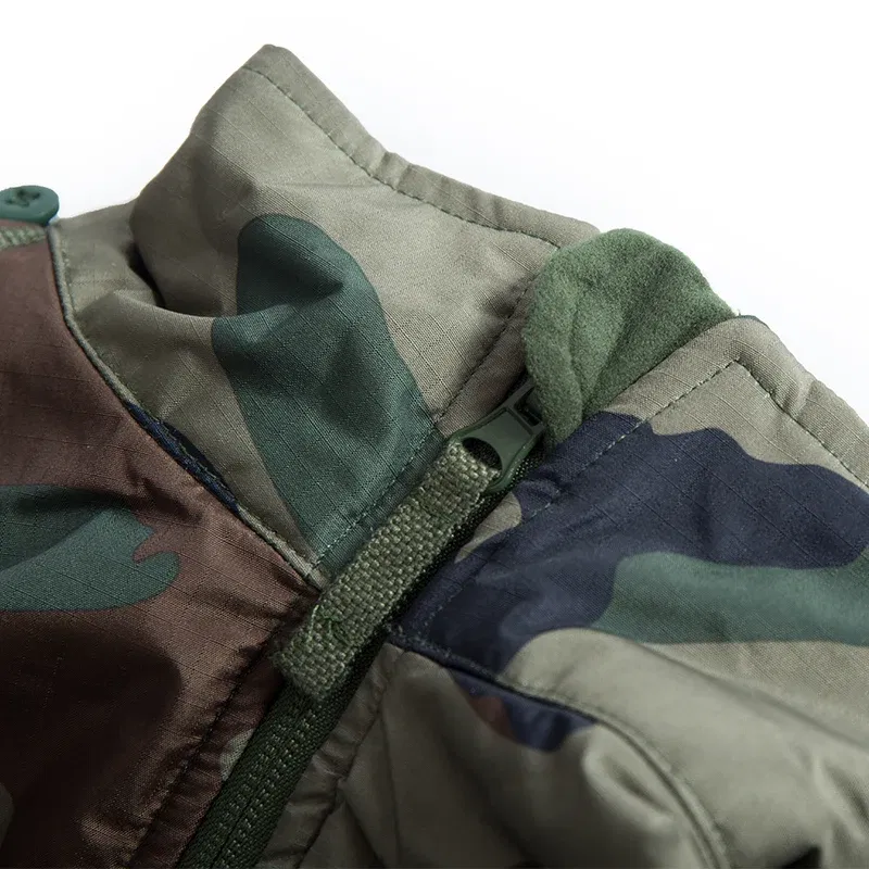 Color: SKY BLUE, Size: 4XL - Mege Men's Tactical Jacket Coat Fleece Parka Outdoor Outwear Lightweight Gear