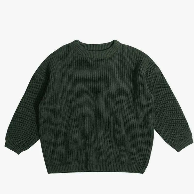 Color: army green, Size: M, Age Range: 0-3M - Personalized sweaters for cherished babies.Celebrate your little one's name with unique, custom-made thick knitted sweaters