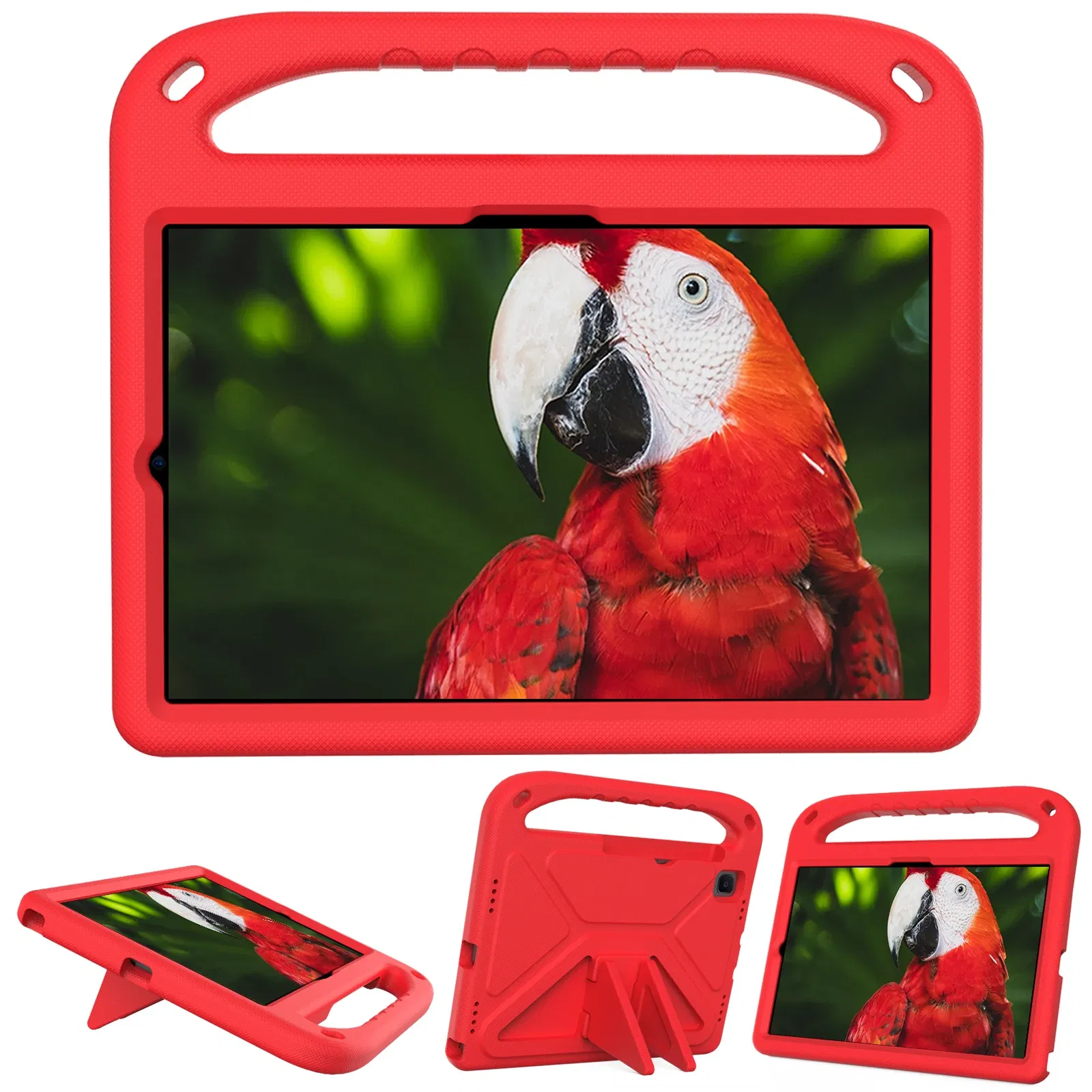 Color: Red, Size: iPad mini 6 - Kids tablet case  for Samsung Galaxy Tab S9FE+ S9+ S9 S8 S8+ S7FE S7+ A7Lite S5e S6 Lite A9+ A9 A8 A7 T510 T307U Child shel