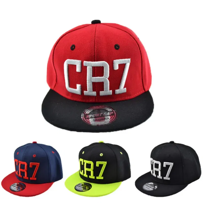 Color: Red - New Fashion Children Ronaldo Cr7 Neymar Njr Baseball Cap Hat Boys Girls Kids Messi Snapback Hats Hip Hop Caps Gorras