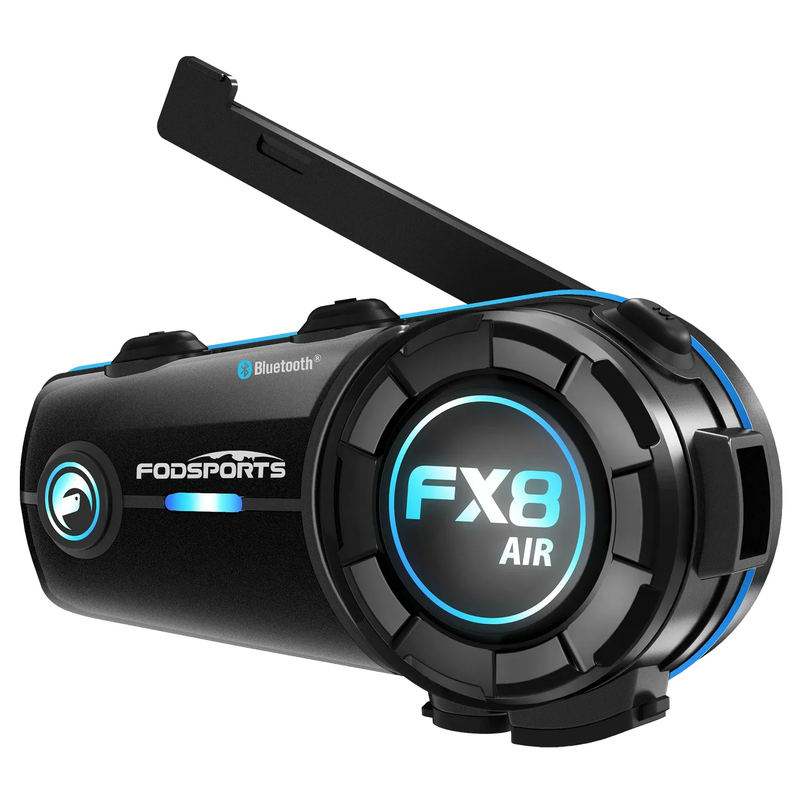 Color: Blue, Ships From: Russian Federation - Fodsports FX8 AIR Motorcycle Intercom Bluetooth Helmet Headset 1000M BT Interphone,FM radio