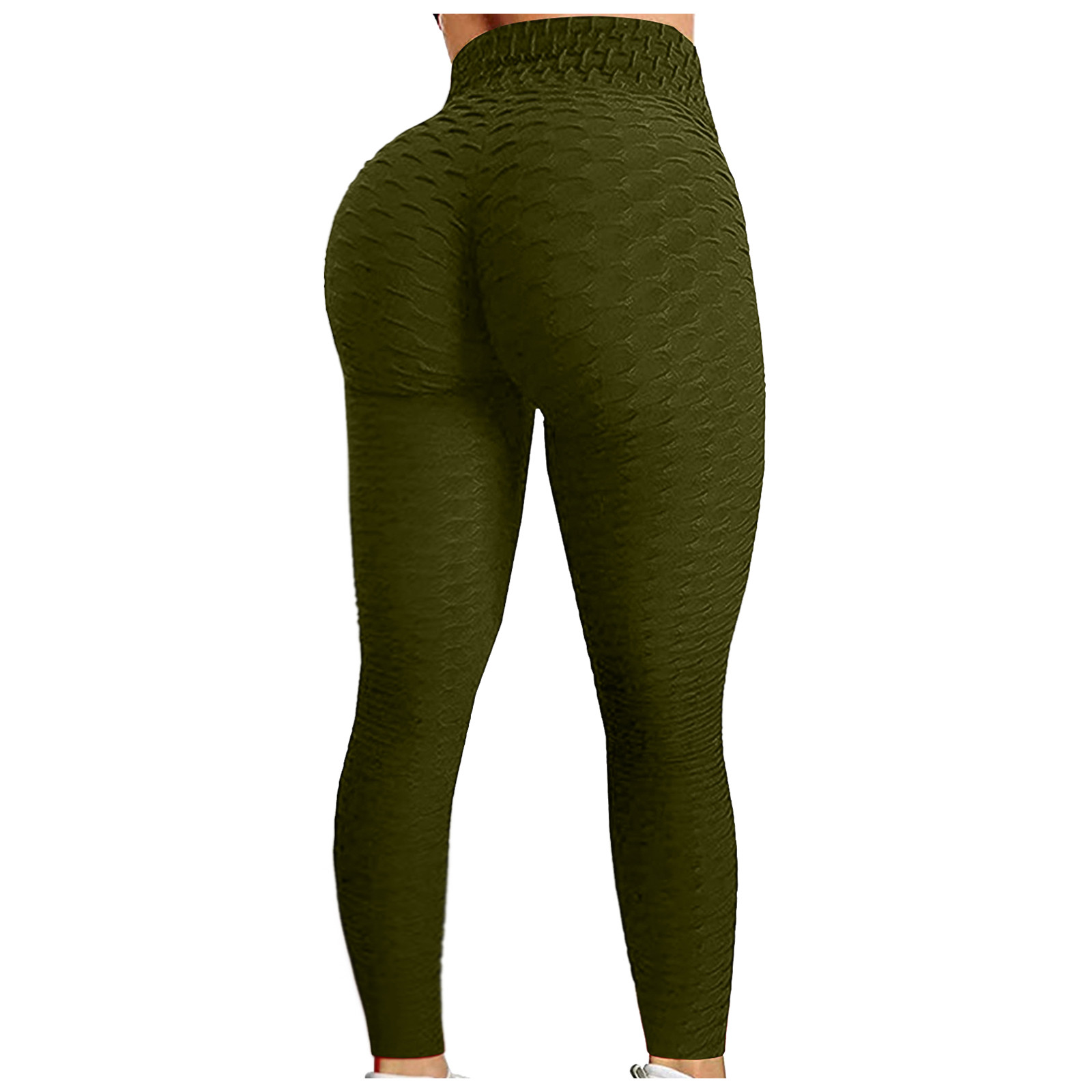 Color: SKY BLUE, Size: M - Women's Bubble Hip Lifting ExerciseYoga Pants Women  Fitness Running High Waist Gym Fitness Sports Flared Pant  Dance Trouers