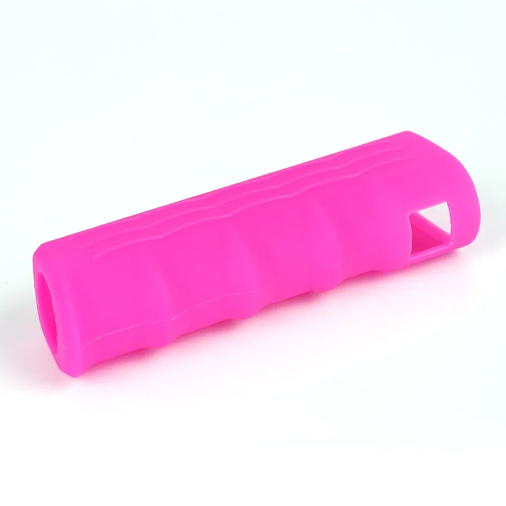 Color Name: Pink - Wholesale Cheap Price Car Interior Accessories Non Slip Comfortable Silicon Car Handbrake Lever Cover Anti Slip Hand Brake Cover