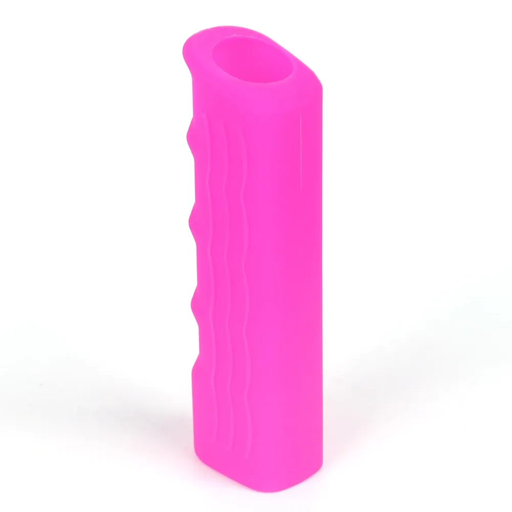 Color Name: Pink - Wholesale Cheap Price Car Interior Accessories Non Slip Comfortable Silicon Car Handbrake Lever Cover Anti Slip Hand Brake Cover