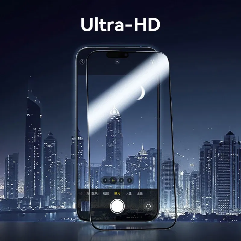 Bundle: Bundle 21, Material: High Definition - Joyroom 1/2/3pcs Tempered Glass For iPhone 16 15 14 13 12 11 Pro Max Screen Protector For iPhone 16 Full Screen Protective Glass