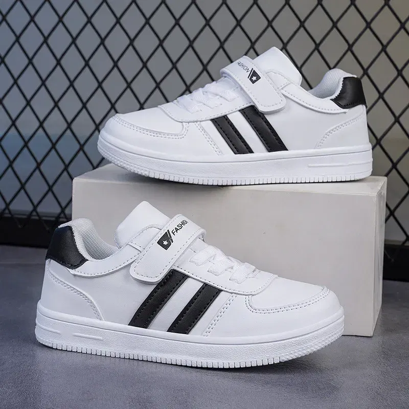 Color: Army Green, Shoe Size: 7.5 - Boy Kids teens Sneakers Winter Shoes Girls Sport Child Leisure Tenis Infantil Casual Warm Fashion Running basket fille 28-39