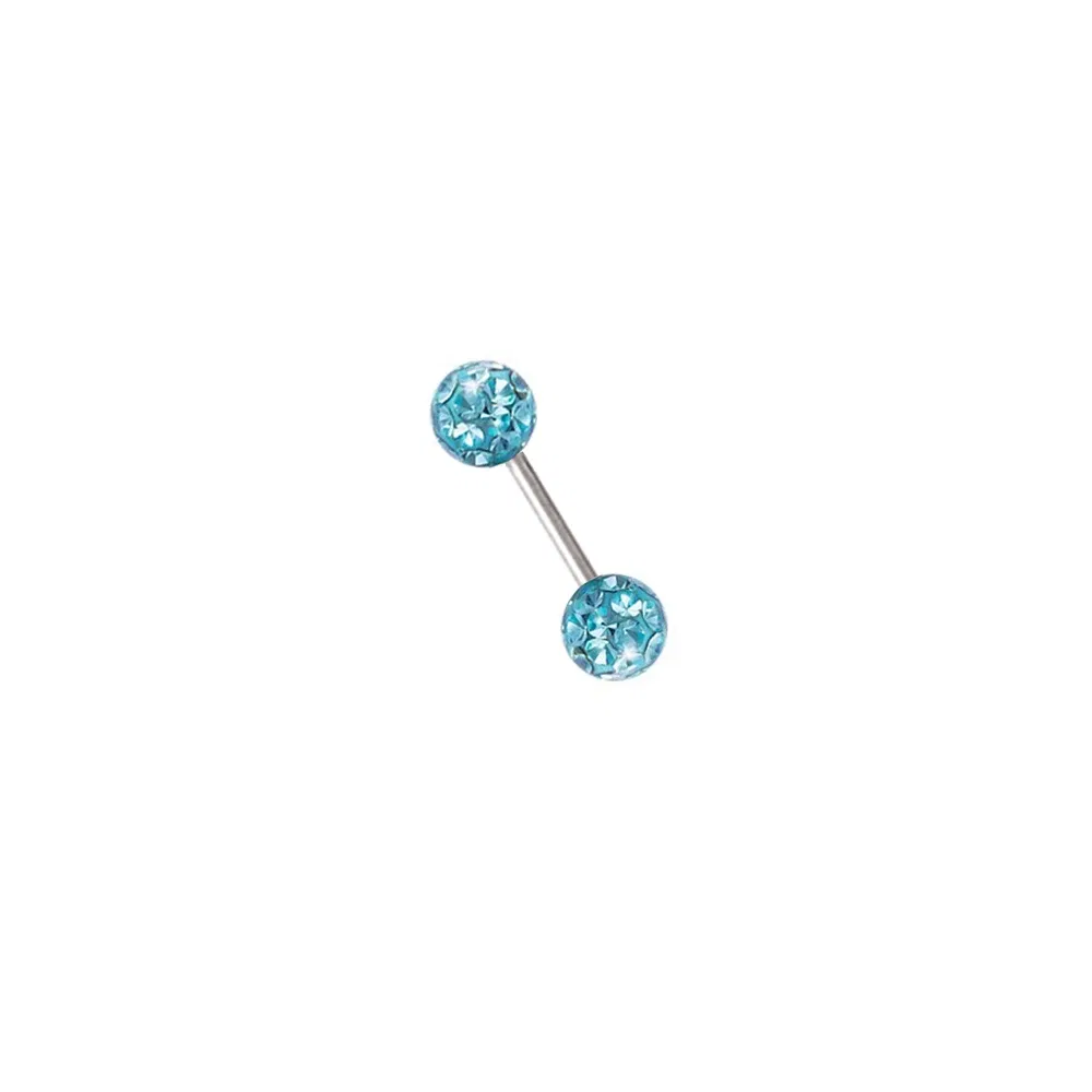 Metal color: Silver, Main Stone Color: WHITE - 16g 1.2mm Coated Crystal Steel Ear Stud Tragus Helix Cartilage 3/4/5mm CZ Ball 6/8/10/12/14mm Bar Barbell Piercing