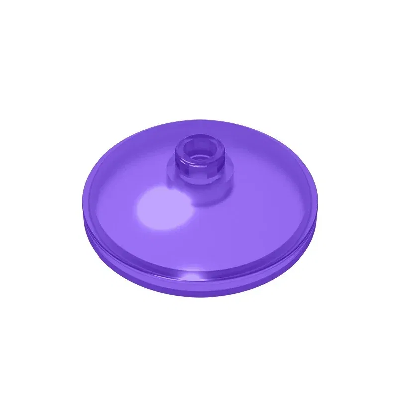 Color: PURPLE - Gobricks GDS-978 Dish 3 x 3 Inverted (Radar) compatible with lego 43898 35268  DIY Educational Building Blocks Technical