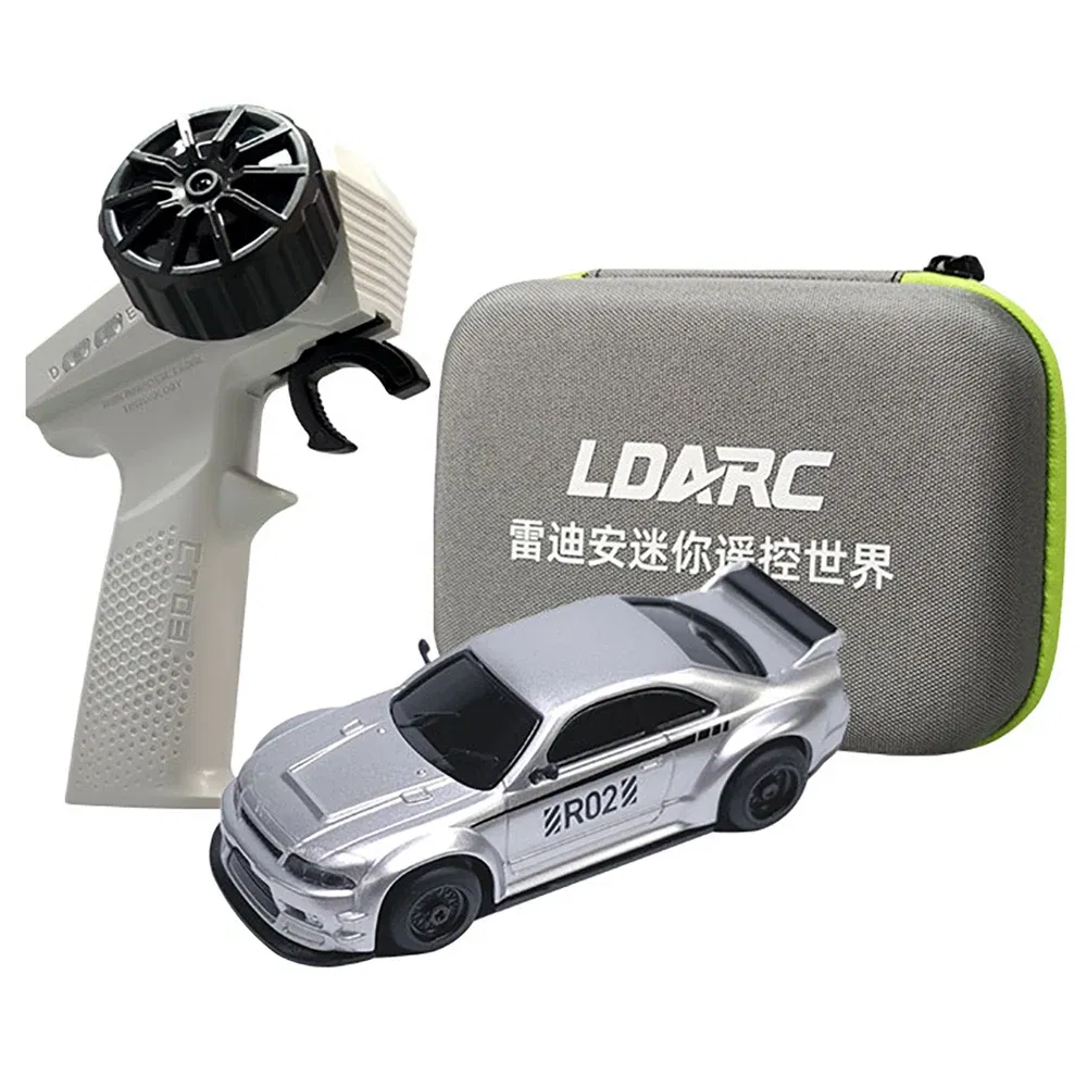 Color: black - LDARC R02 Mini Rc Sports 1/64 Simulated Electric Remote Control Model Car Tabletop RTR 2.4G Adults Children'S Toys Gift
