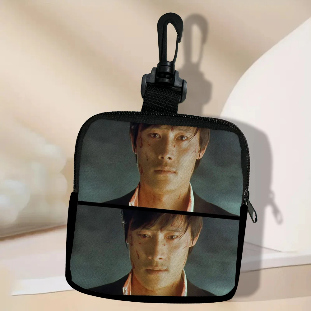 Color: Burgundy - Lee Byung Hun Women Coin Purse Card Key Mini Purses Pouch Small Zipper Coin Purse Card Holder Wallet Bag 3.3