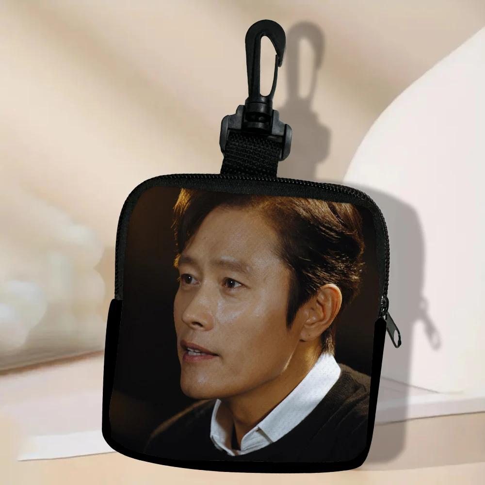 Color: Burgundy - Lee Byung Hun Women Coin Purse Card Key Mini Purses Pouch Small Zipper Coin Purse Card Holder Wallet Bag 3.3