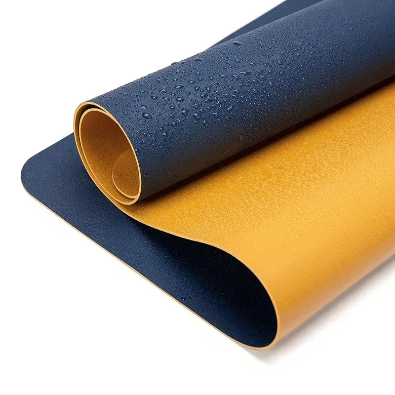 Color: Blue - Large Mouse Pad Extra Big Non-Slip Desk Pad Waterproof PU Leather Desk Table Protector Gaming Mouse Mat for Game Office Work