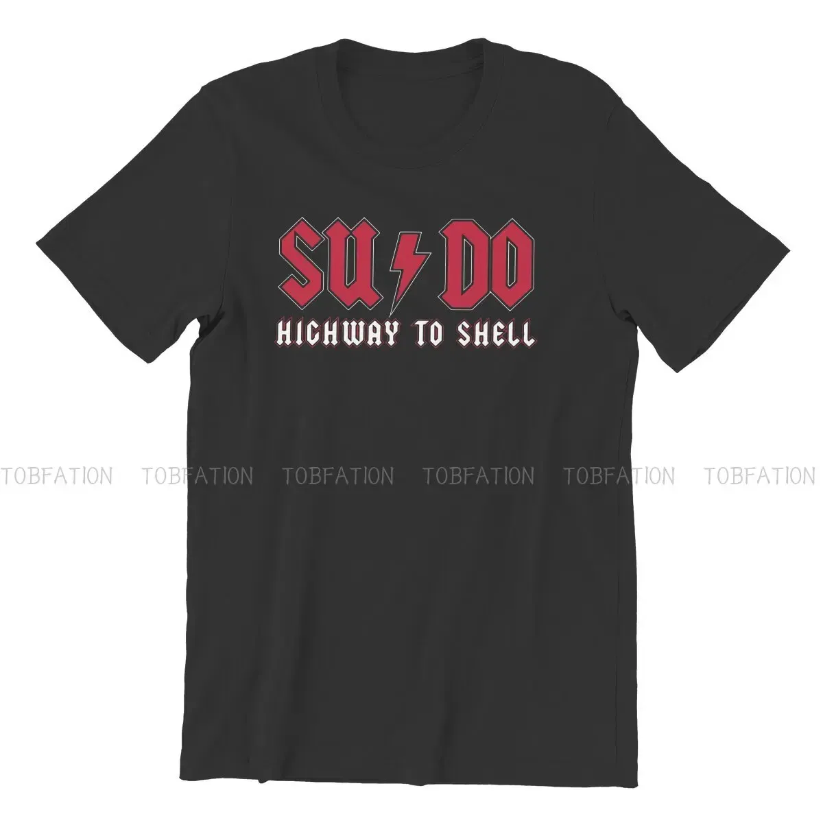 Color: WHITE, Size: XL - Highway to Shell Hip Hop TShirt Linux Operating System Tux Penguin Style Tops Leisure T Shirt Men Tee SpecialPolyester