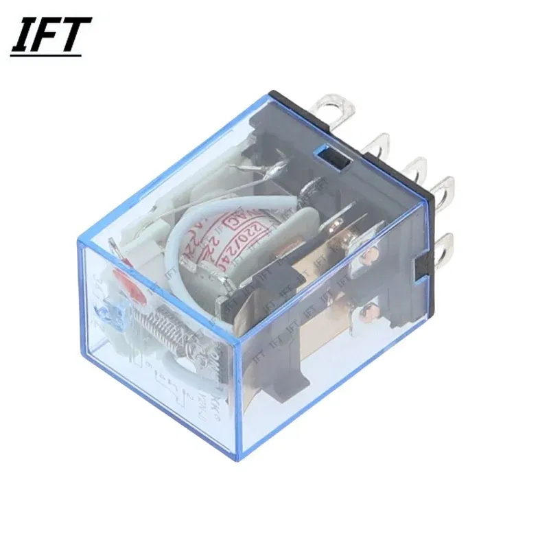 Size: 3XL - 1Pc LY2NJ HH62P HHC68A-2Z Electronic Micro Mini Electromagnetic Relay 10A 8PIN Coil DPDT DC12V,24V AC110V 220V Hot