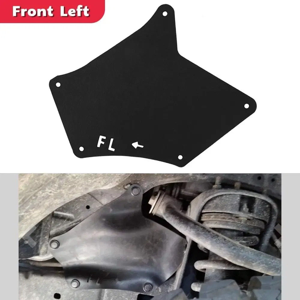 Splash Guard Fender Liner Shields With Clips Compatible WithToyota 4 Runner 2007-2014 FJ Cruiser  Lexus GX460  Lexus GX470
