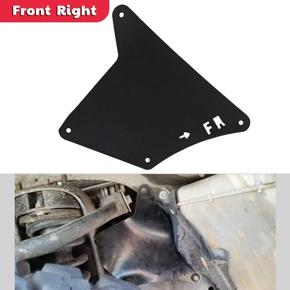 Splash Guard Fender Liner Shields With Clips Compatible WithToyota 4 Runner 2007-2014 FJ Cruiser  Lexus GX460  Lexus GX470
