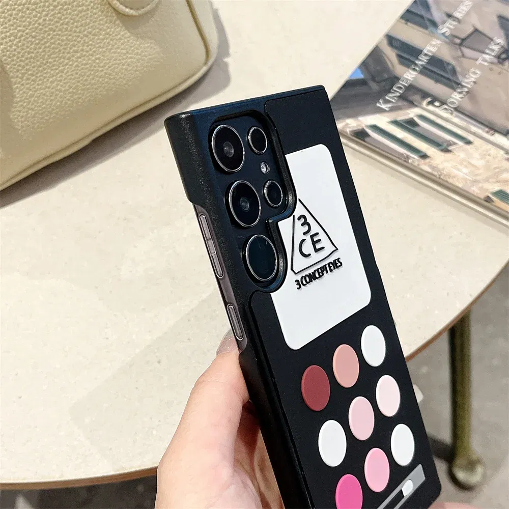 Color: Blue, Material: Vinyl - S24 Ultra Case 3D Cute Game Box Design Cellphone Luxury for Samsung Galaxy S23 S24 Ultra Phone Cases Cartoon Shockproof Cover