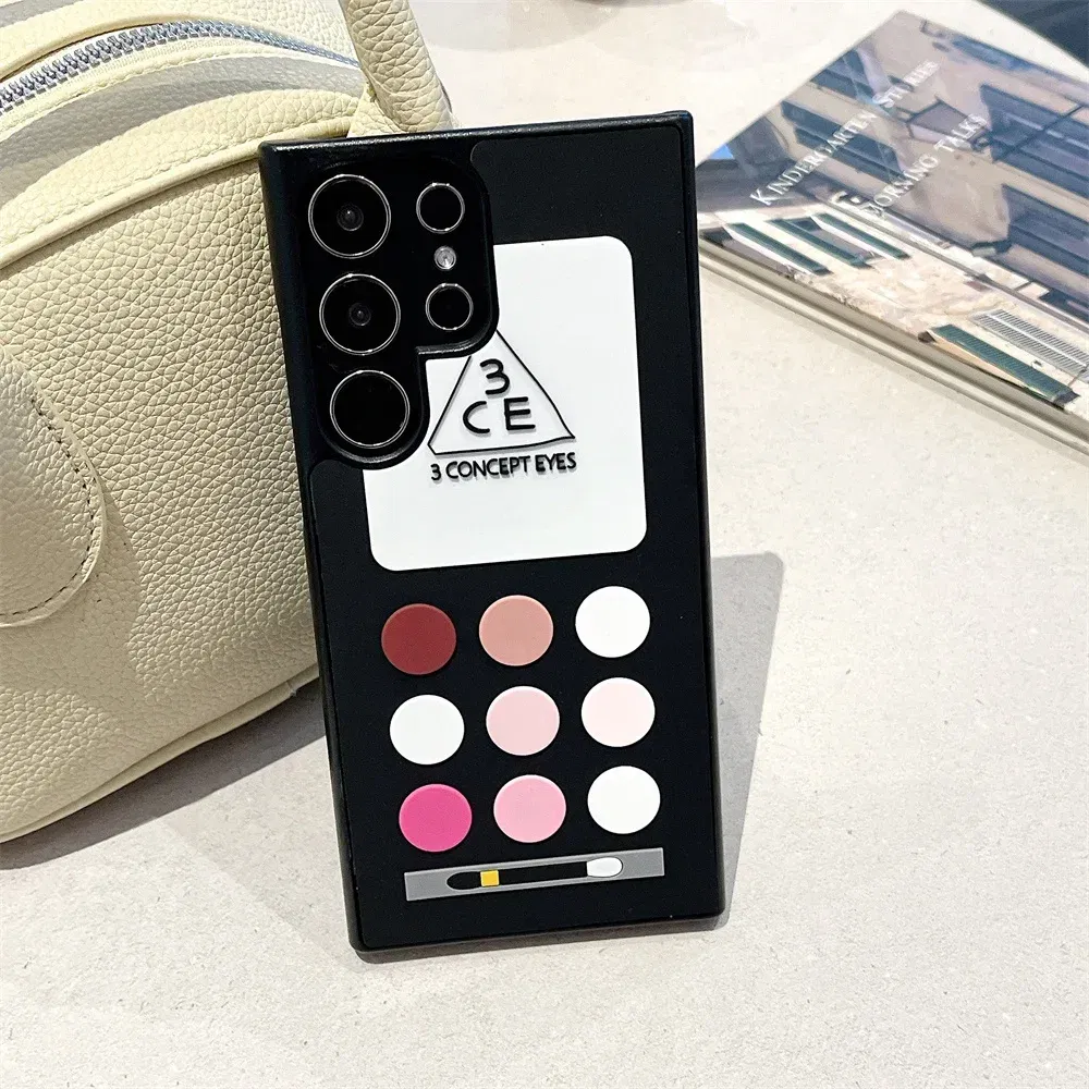 Color: Blue, Material: Vinyl - S24 Ultra Case 3D Cute Game Box Design Cellphone Luxury for Samsung Galaxy S23 S24 Ultra Phone Cases Cartoon Shockproof Cover
