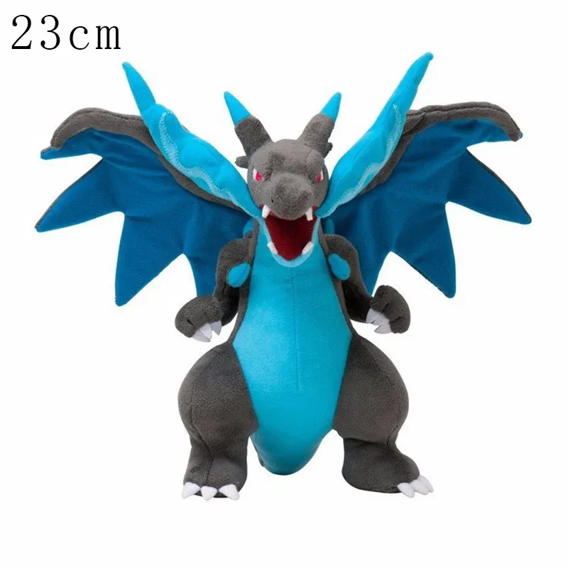 Color: MAROON - Cute Pokemon Plush Toy Pikachu Rowlet Charizard Larvitar Squirtle Slowpoke Dratini Spinda Soft Stuffed Doll Kids Christmas Gift
