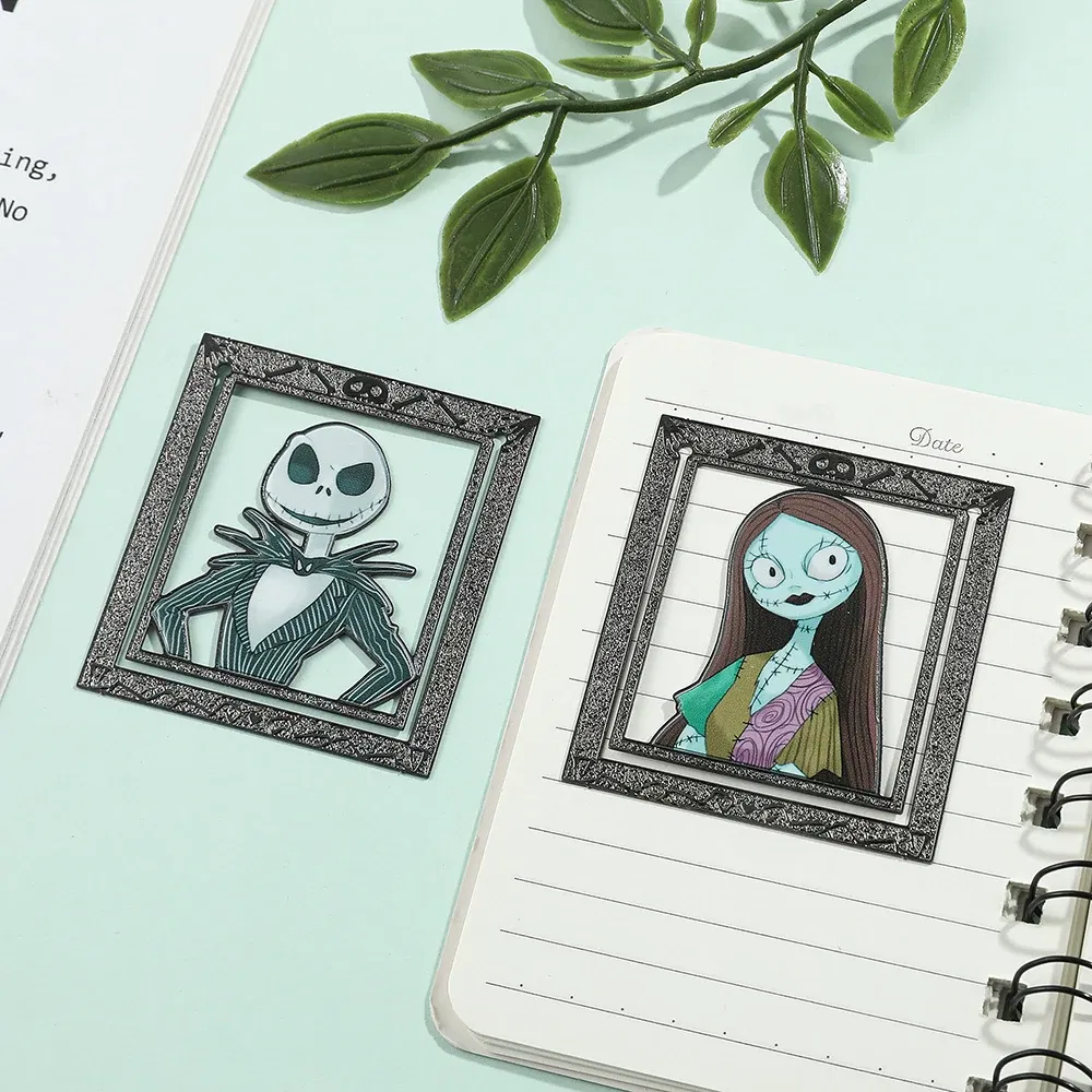 Color: Green - Anime Cartoon Christmas Eve Book Mark for Book Lovers Gift Anime Movie Fans Collection Metal Bookmarks Book Accessory Mark