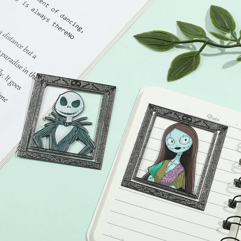 Color: Green - Anime Cartoon Christmas Eve Book Mark for Book Lovers Gift Anime Movie Fans Collection Metal Bookmarks Book Accessory Mark